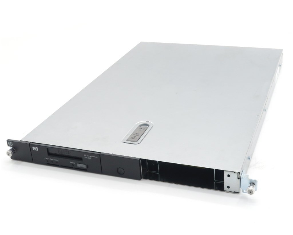 hp StorageWorks 1Uラックマウント型テープエンクロージャー DAT160ドライブ搭載 SCSI接続 動作確認済 少難あり