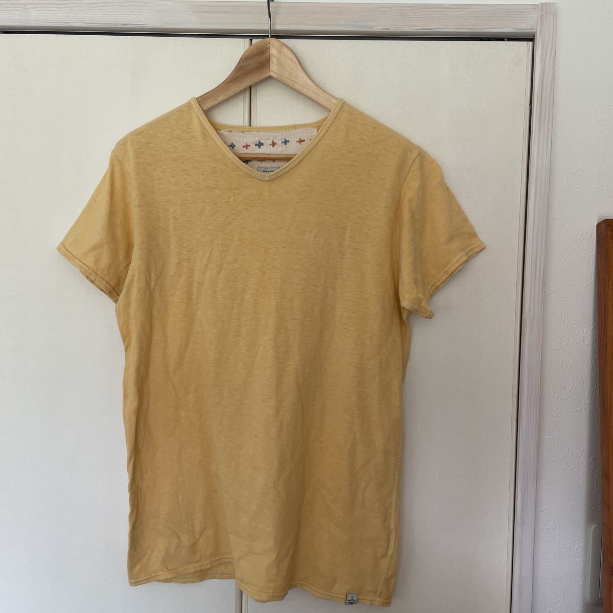 数量限定セール V-NECK LAKOTA size.3 visvim S/S ビズビム YELLOW DYE