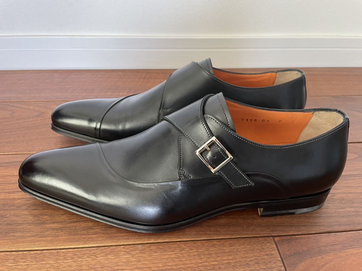 Santoni サントーニ　革靴　ビジネスシューズ　シングルモンク