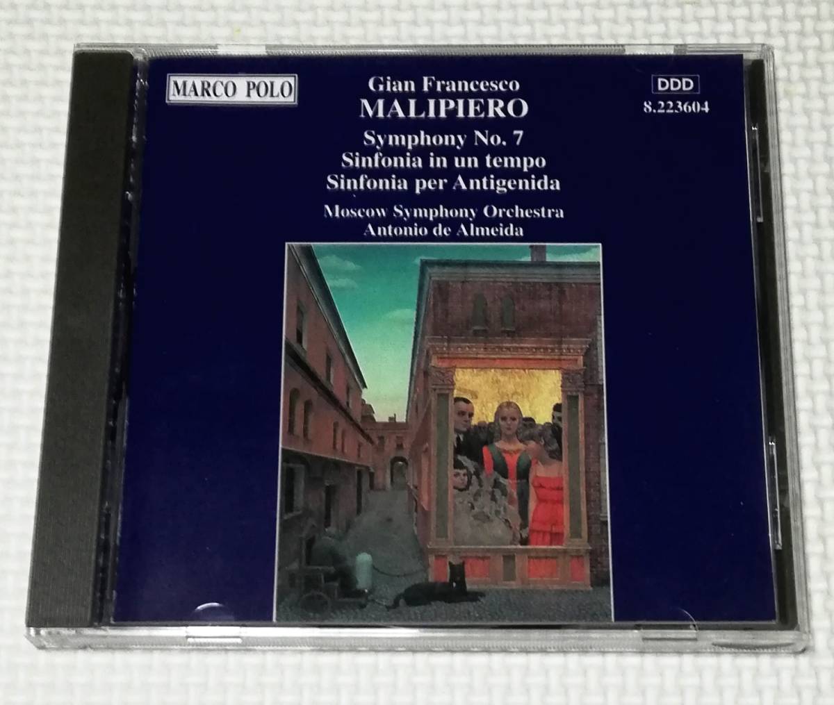 CD　マリピエロ 交響曲7番/アルメイダ/MSO/独盤_画像1