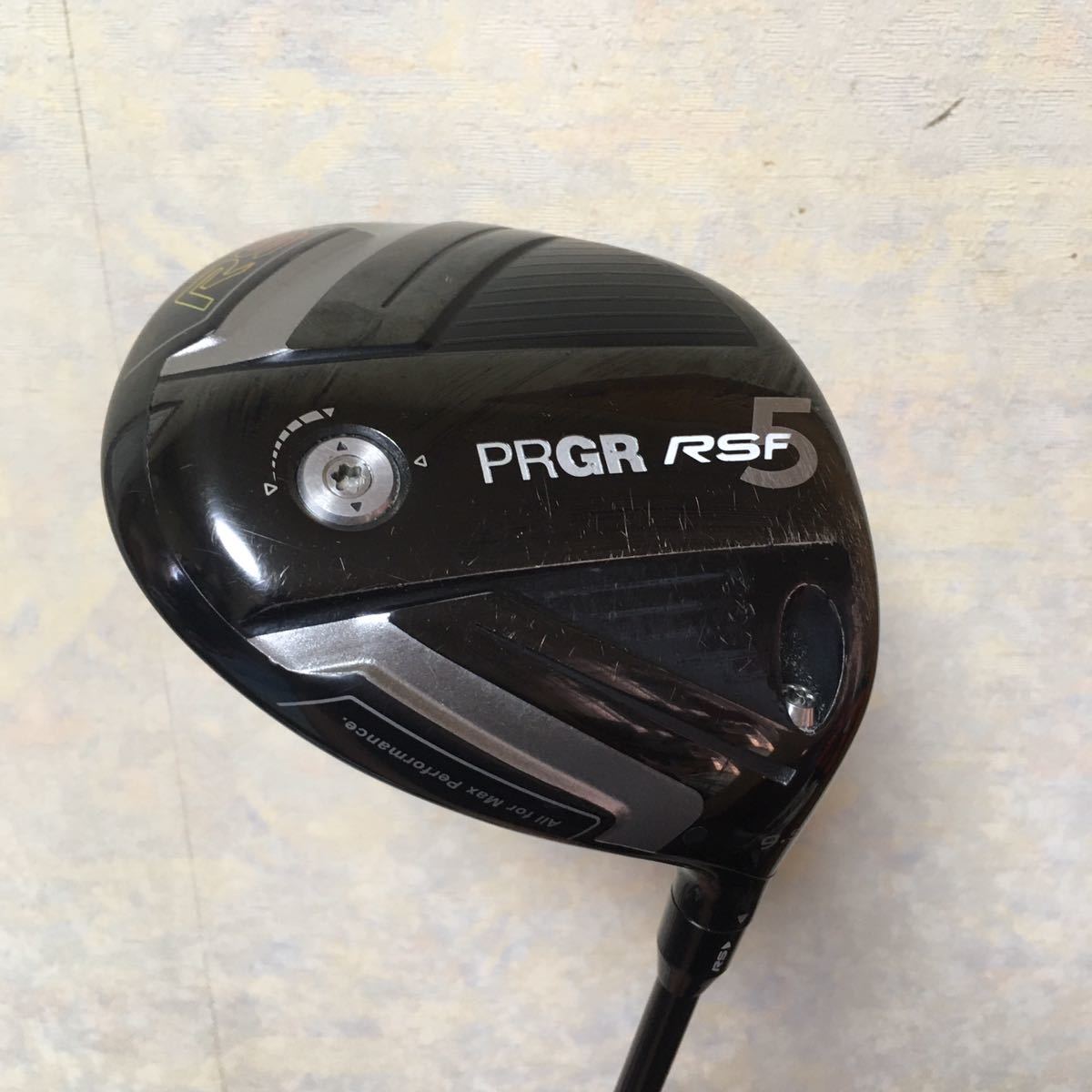 2020 プロギア PRGR RS5F ドライバー 9.5° ツアーAD for PRGR S
