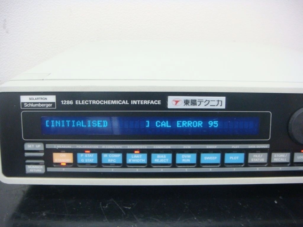 【ジャンク品】Solartron 1286 DC-1MHz 電気化学測定・インピーダンス測定装置_画像4