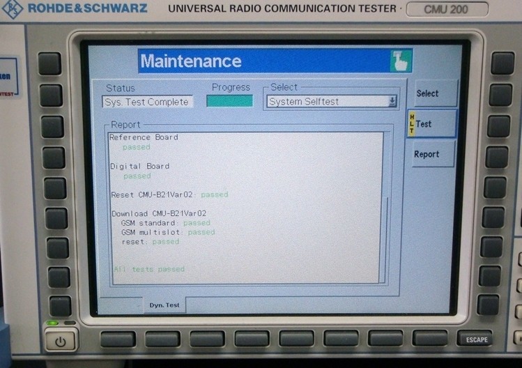 【正常動作品】RohdeSchwarz CMU200 2.7GHz 50W ユニバーサル無線機テスター_画像7