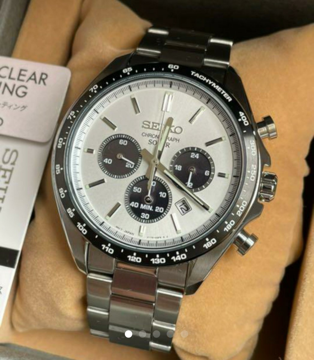 SEIKO ソーラー SBPY165 新品 SBDL085に似てるパンダ腕時計|PayPayフリマ