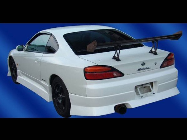 シルビア S15 サイドステップ エアロ FRP 未塗装 社外品 左右セット SILVIA 日産 ニッサン NISSAN_画像2