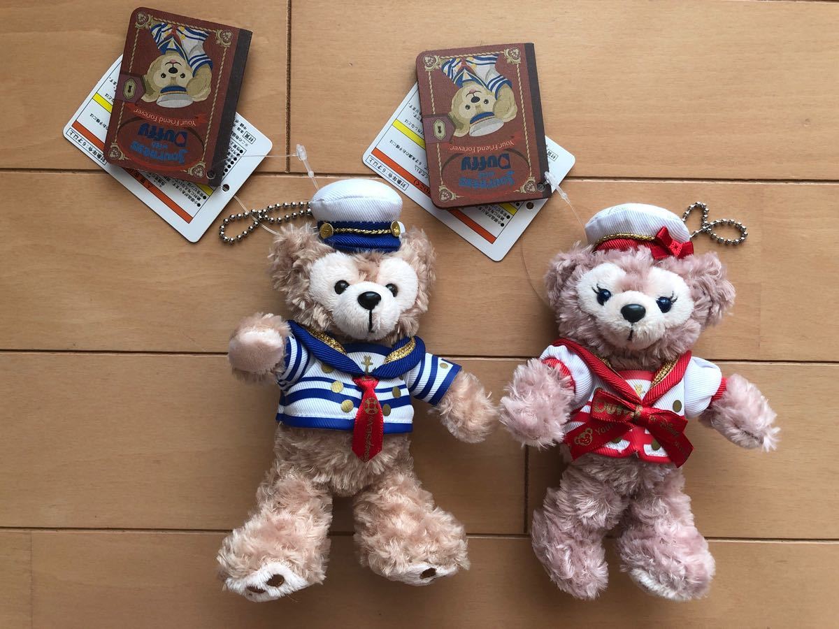 TDS 2015年　 セーラー服　ダッフィー　シェリーメイ　ぬいぐるみバッジ　Journeys with Duffy