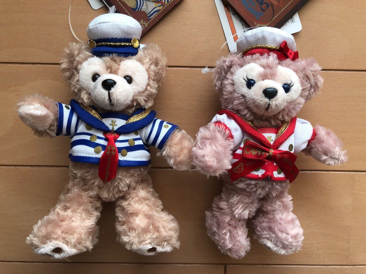 TDS 2015年　 セーラー服　ダッフィー　シェリーメイ　ぬいぐるみバッジ　Journeys with Duffy