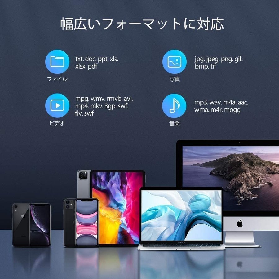 スマホ SD ホワイト カードリーダー Lightning SDカードカメラリーダー USB メモリ iPhone Android iPad Mac TypeC 白色_画像2