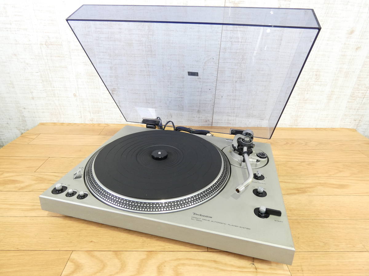 Technics テクニクス SL-1600 ダイレクトドライブ・フルオート レコードプレーヤー 音響機器 ※ジャンク/再生OK！ @140 (8048-2/2)_画像1