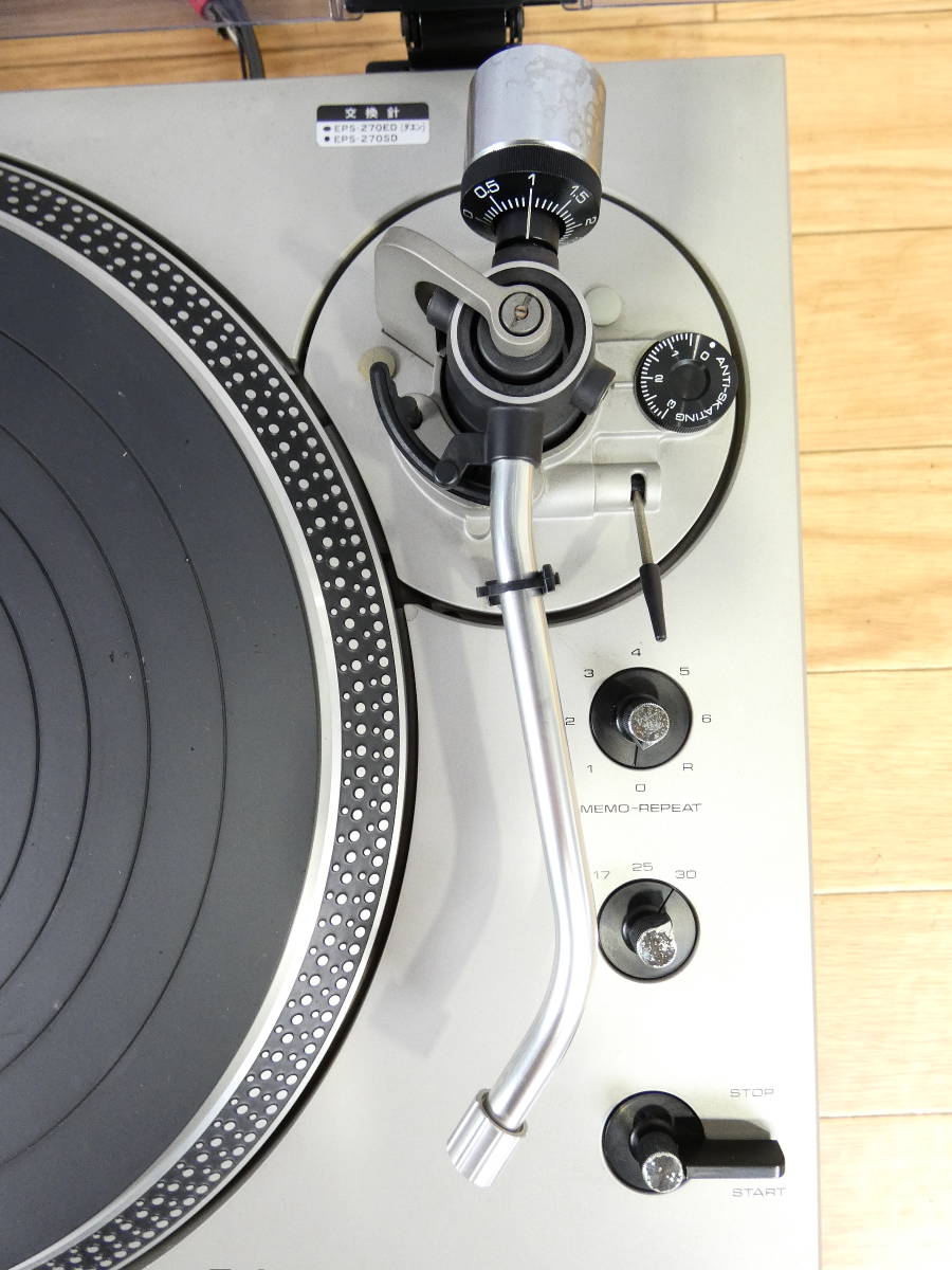 Technics テクニクス SL-1600 ダイレクトドライブ・フルオート レコードプレーヤー 音響機器 ※ジャンク/再生OK！ @140 (8048-2/2)_画像3