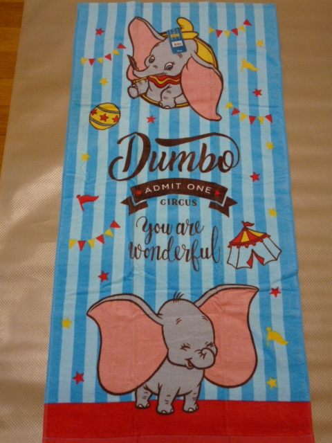 ディズニー ダンボ ＤＵＭＢＯ バスタオル 新品 c_画像2