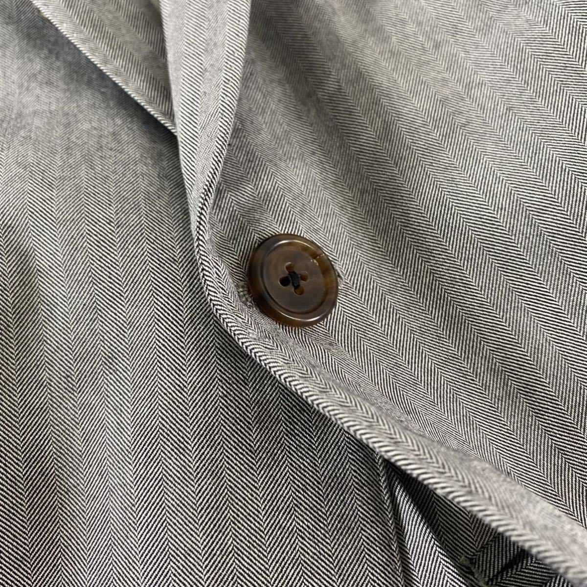 Bg20① THOM BROWNE トムブラウン シングルスーツ セットアップ トリコロール 1 Mサイズ相当 グレー ヘリンボーン メンズ 紳士服 正規品_画像5