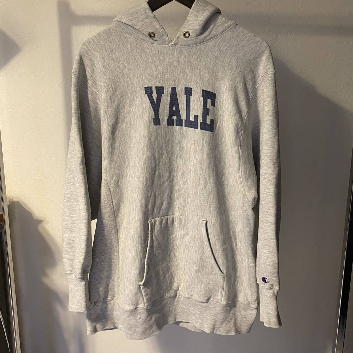 80年代 Champion チャンピオン YALE XL リバースウィーブ スウェット パーカ ヴィンテージ_画像1