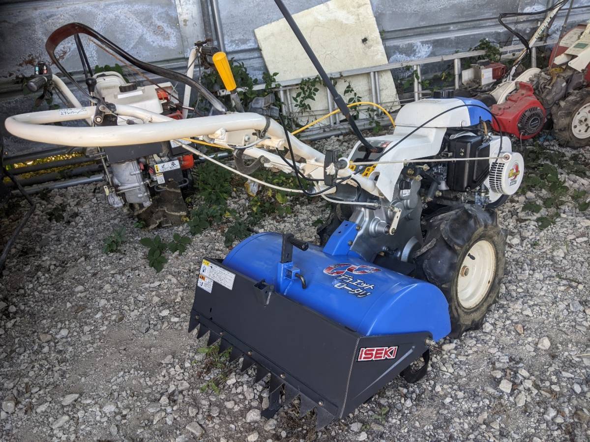 1円 イセキ 管理機 KCR65 マイペット65 6.2馬力 耕運機 家庭菜園 動作品