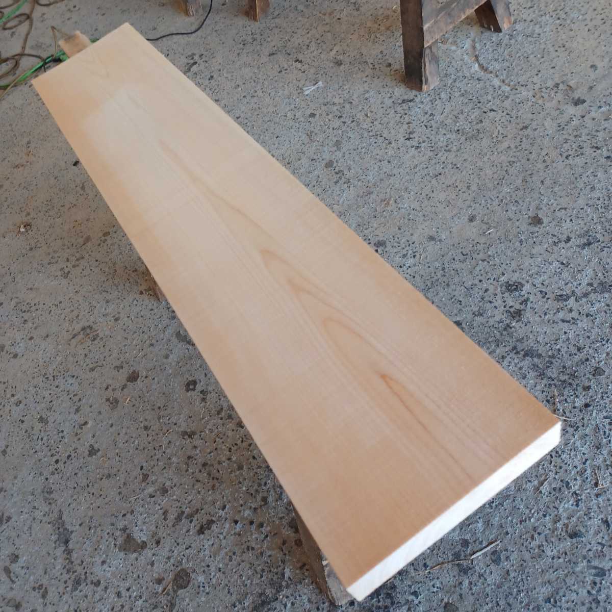 B-951【108.5×21.5×4.7cm】国産ひのき　板　　 カウンター 棚板 看板 一枚板 桧 檜 DIY_画像1