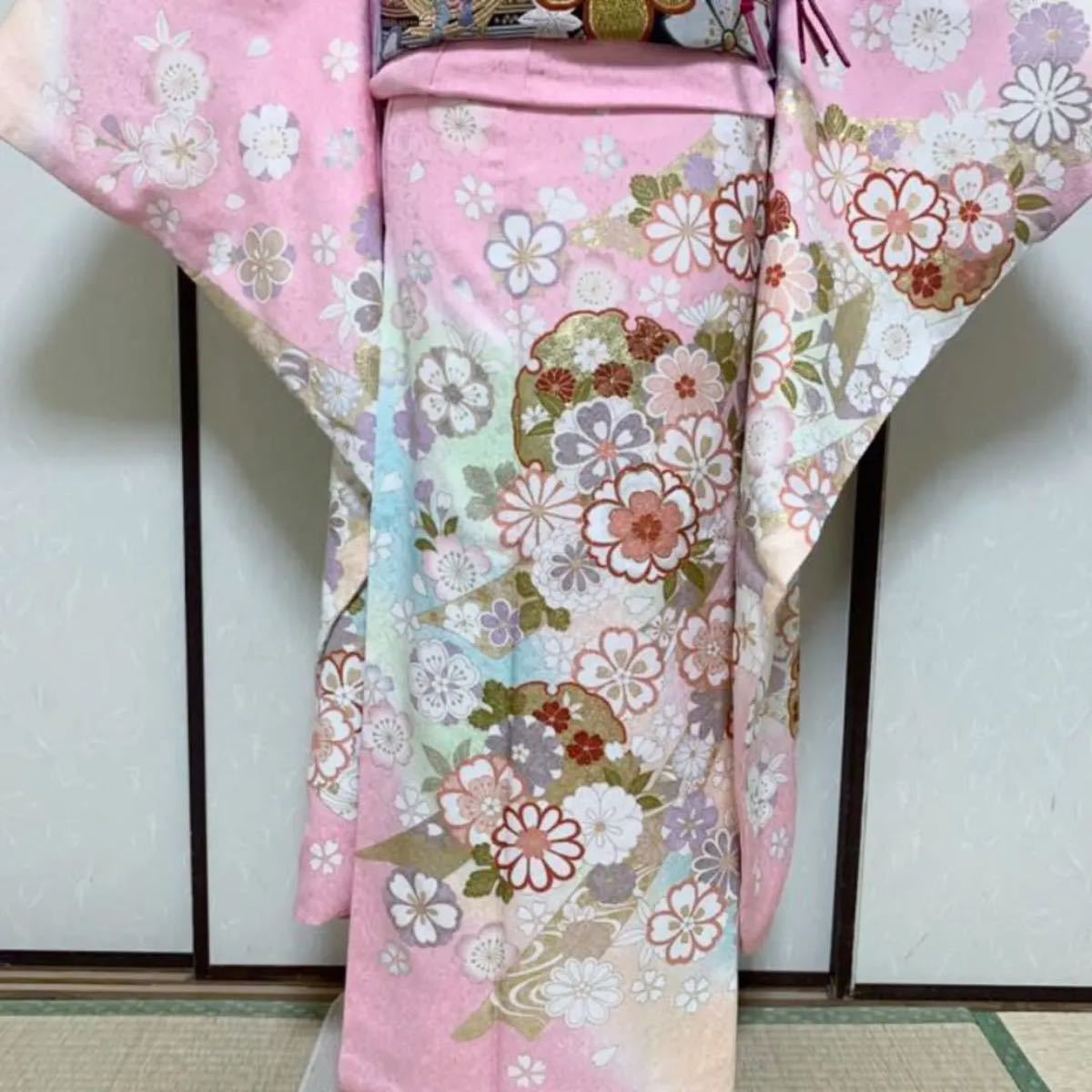 京友禅 金彩》女子力UP!ふんわりパステルカラーが可愛いお振袖 ...