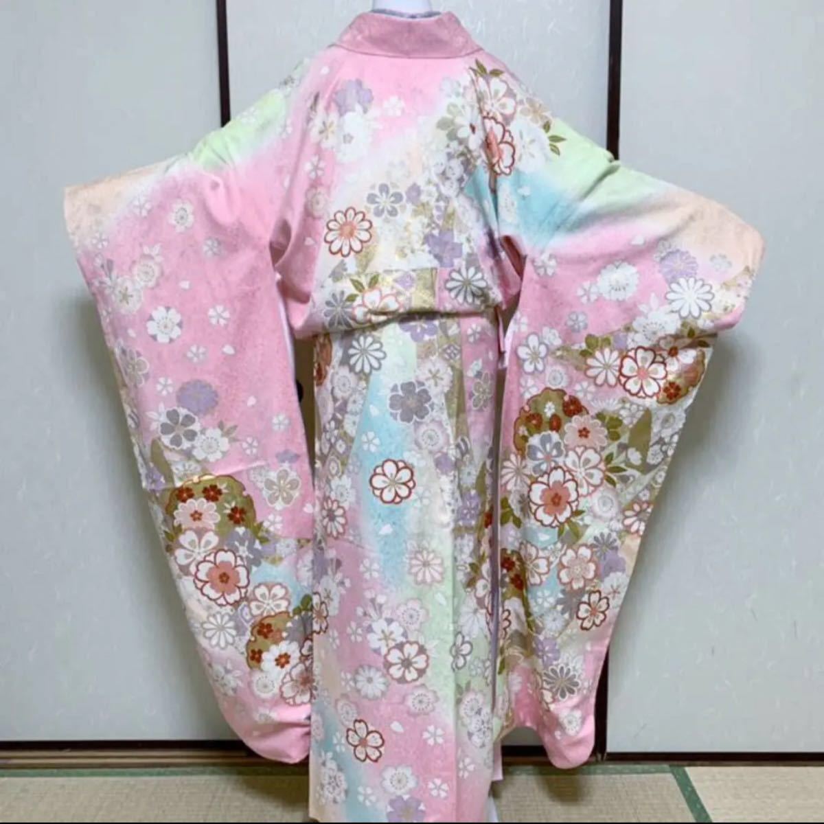 京友禅 金彩》女子力UP!ふんわりパステルカラーが可愛いお振袖 ...