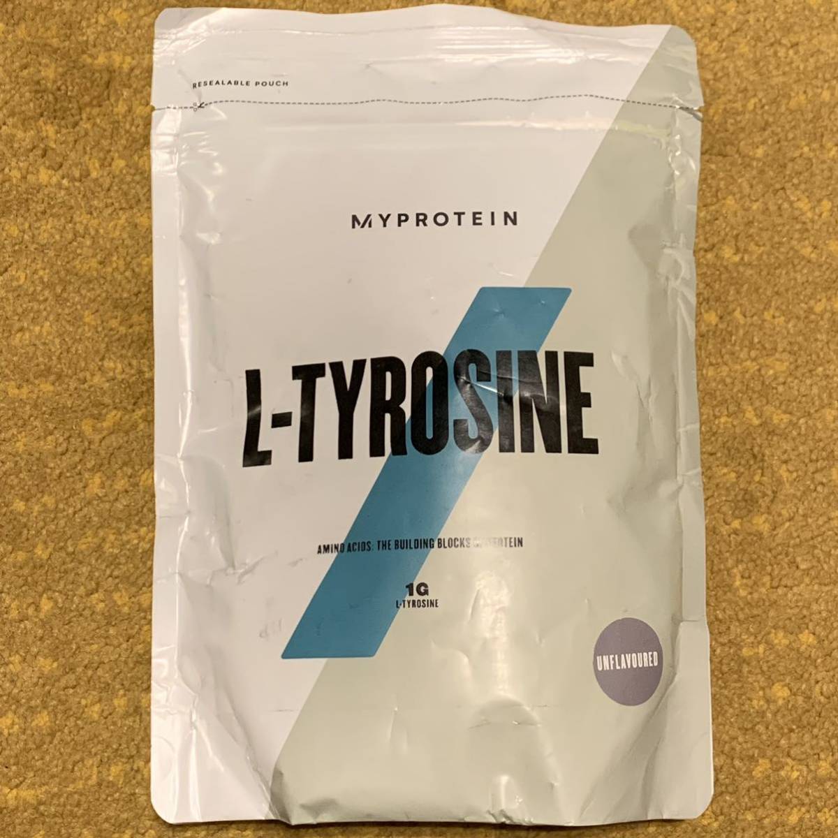 外装不良 L-チロシン パウダー 250g アミノ酸 マイプロテイン MYPROTEIN L-TYROSINE_画像1