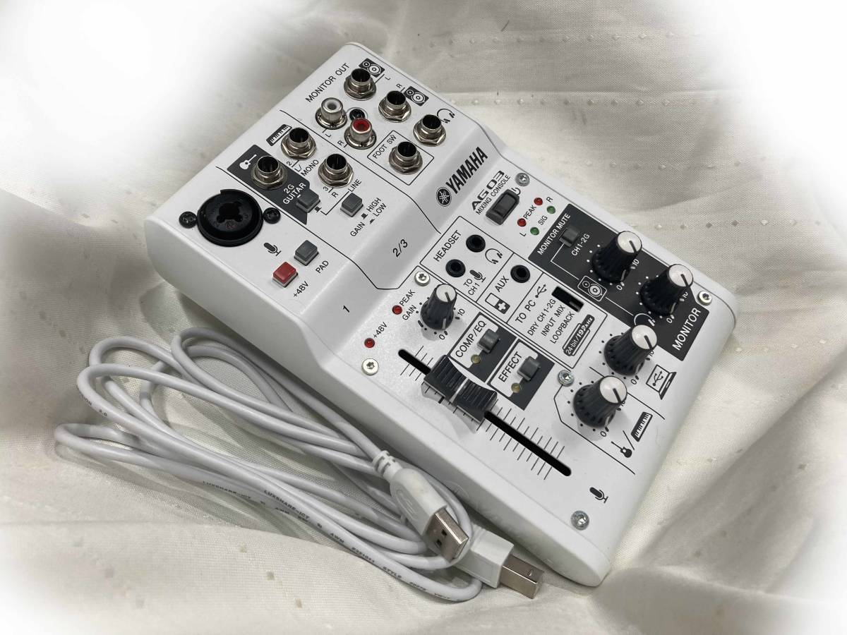 ♪名機♪YAMAHA AG03 ウェブキャスティングミキサー オーディオ