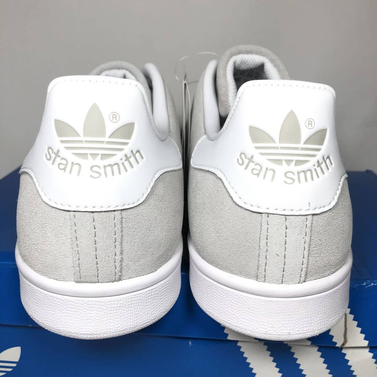 【新品】adidas STAN SMITH アディダス スタンスミス メンズ レディース スニーカー スエード グレー グレイ FV1092 24.0_画像2