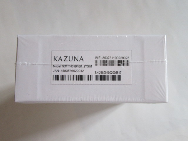 * new goods *KAZUNA eTalk5 2 year SIM including edition black *TKMT1809B1BK_2YSIM