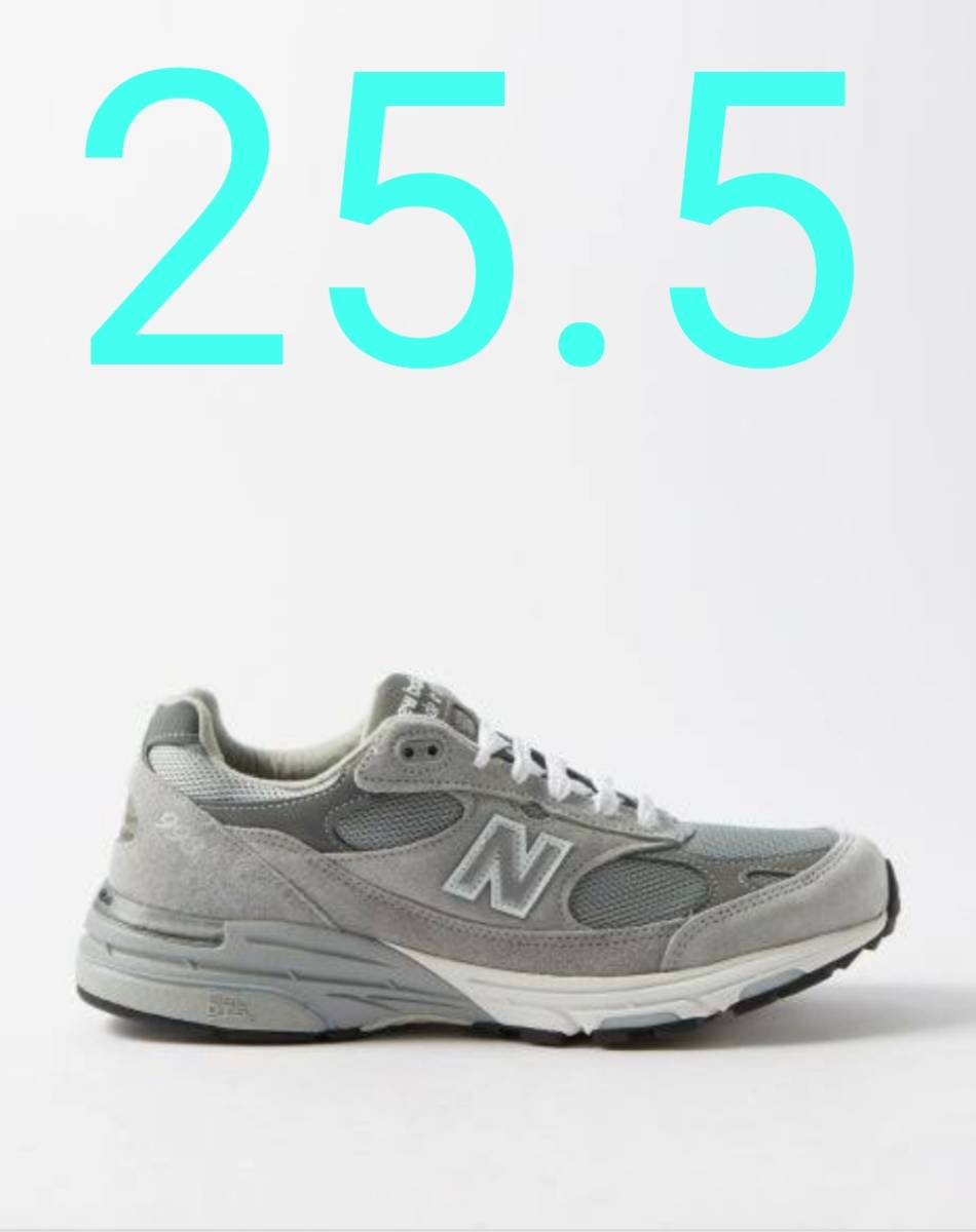 new balance MR993GL 25.5センチ USA ニューバランス US7.5 UK7 グレー