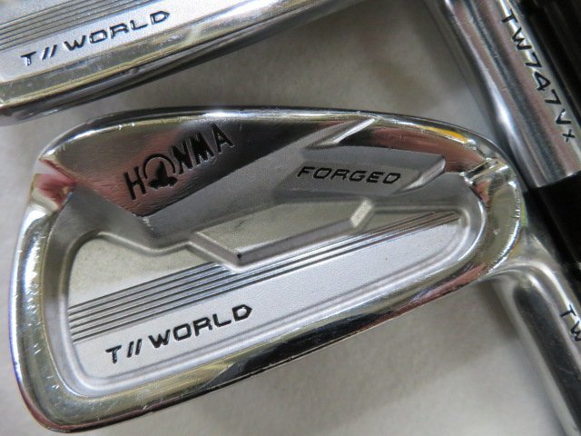 中古】 ホンマ T//WORLD TW747Vx アイアン 6本(5~10) S