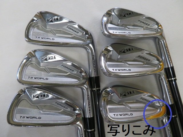 ホンマ T//WORLD TW747Vx アイアン 6本(5~10) S VIZARD IB