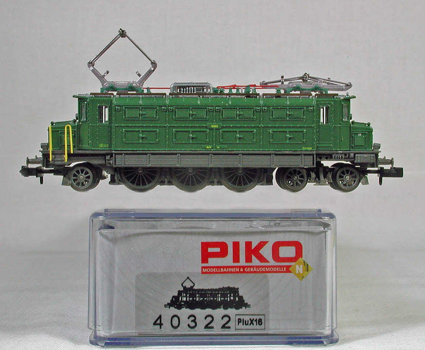 PIKO #40322 ＳＢＢ（スイス国鉄） Ａｅ３／６ I型 電気機関車　（グリーン）