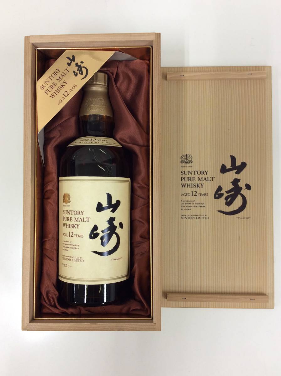サントリー ヤマザキ 山崎 12年 ピュアモルト 木箱 SYA1N 750ml 43