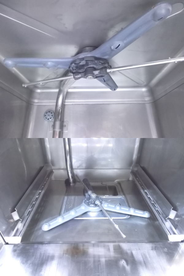 中古厨房 ホシザキ 食器洗浄機 JWE-400TUB 業務用食洗機 600×600×800 /22G2712Z_画像3