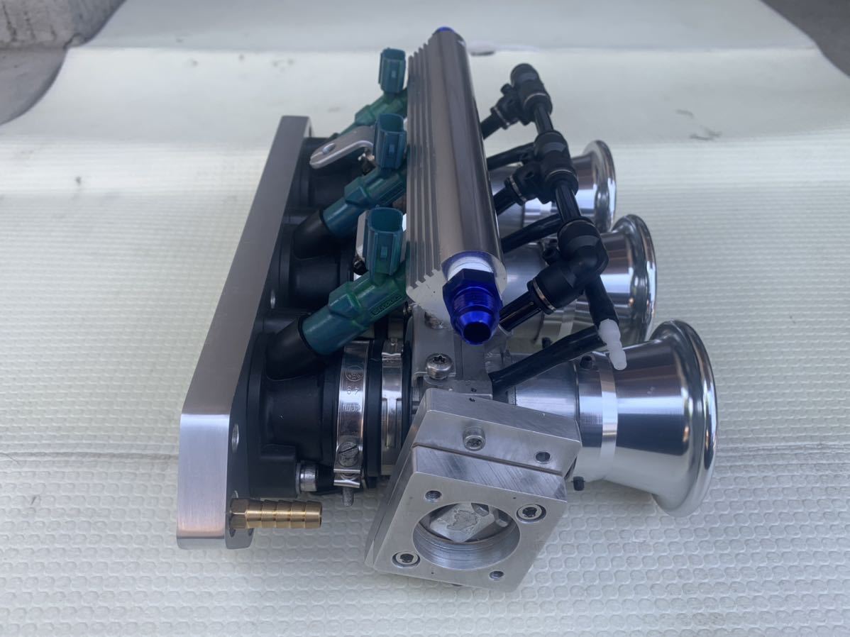 工場 トゥデイ/ビート☆3連ビッグスロットル+12穴インジェクター☆ビート純正ECU 工場 トゥデイ/ビート☆3連ビッグスロットル+12穴インジェクター☆ビート純正ECU