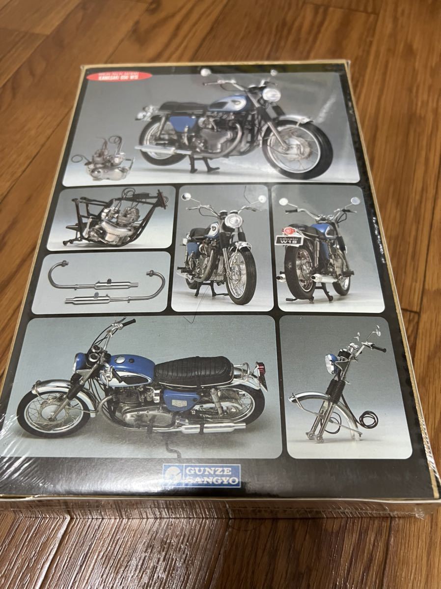 ☆グンゼ産業 ハイテック モデル 未組立品! KAWASAKI 650 W1S ☆1/12