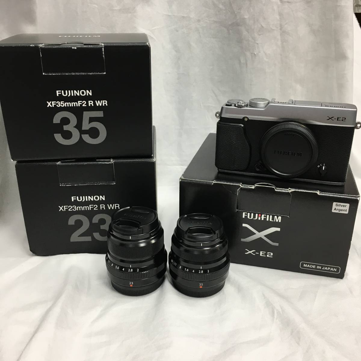 美品】FUJIFILM X-E2 + FUJINON XF23mmF2 R WR + XF35mm F2 R WR