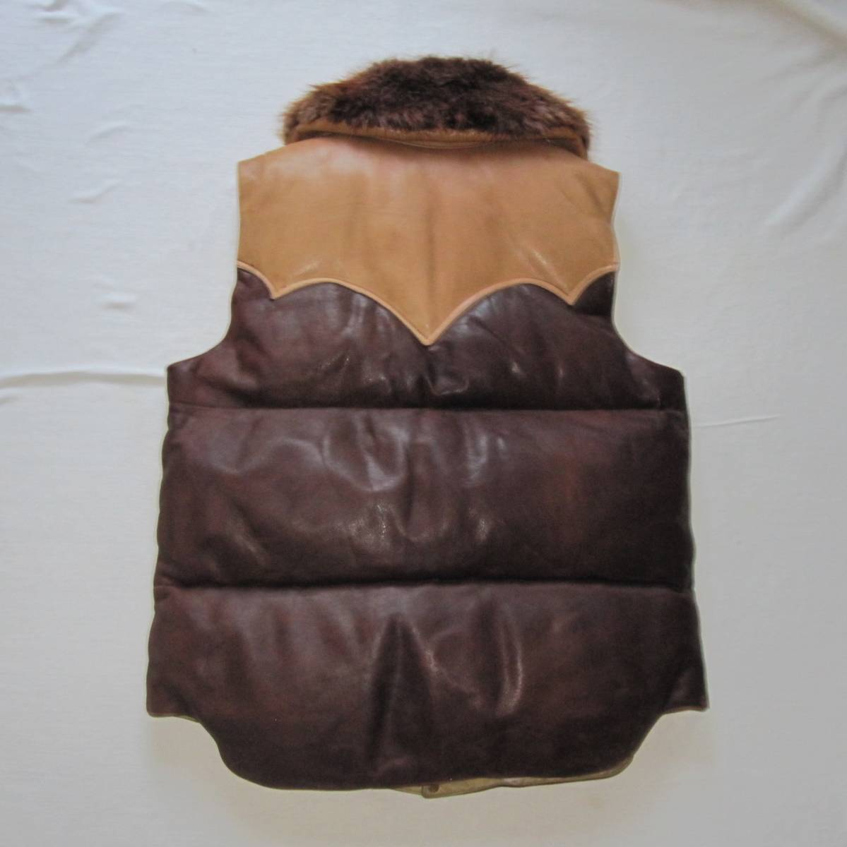 * 70s Vintage Rocky mountain down vest (44) all leather original Vintage vintage