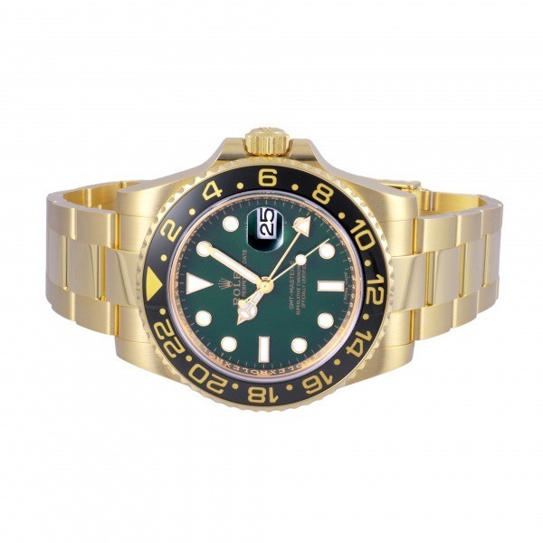 ロレックス ROLEX GMTマスター II 116718LN グリーン文字盤 中古 腕時計 メンズ_画像2