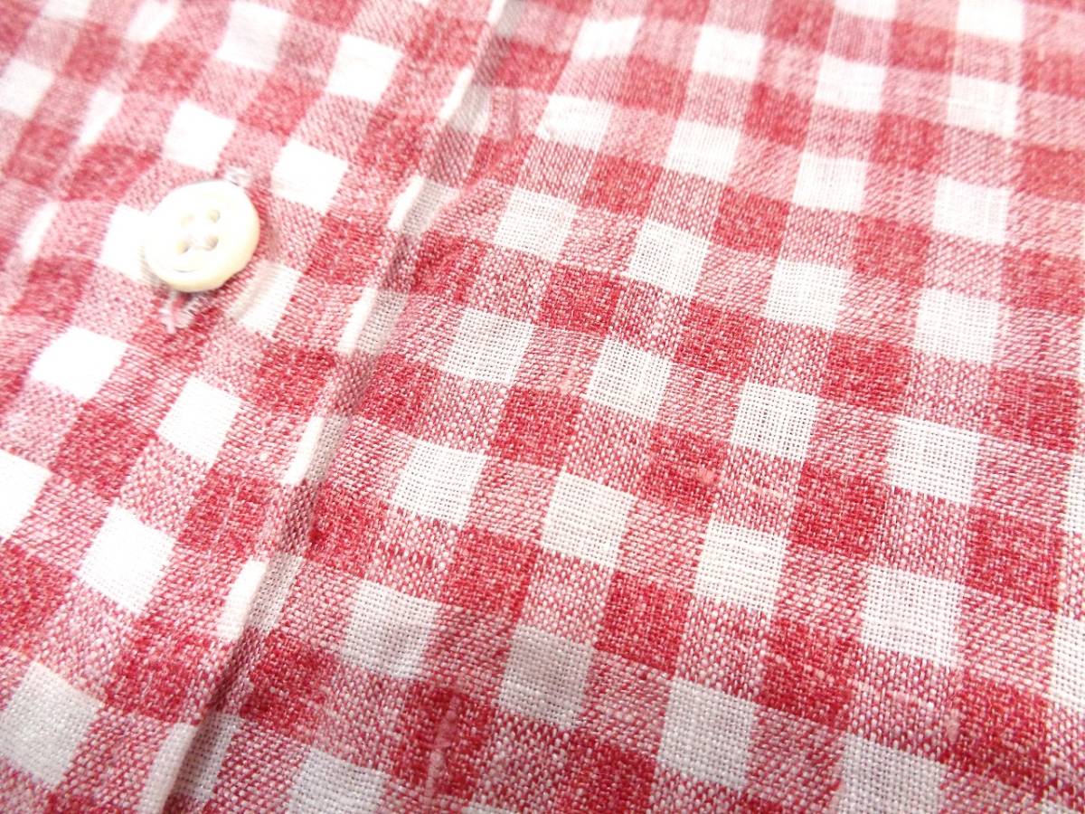 Maker's Shirt 鎌倉 リネン シャツ S 鎌倉シャツ メーカーズシャツ 麻_画像9