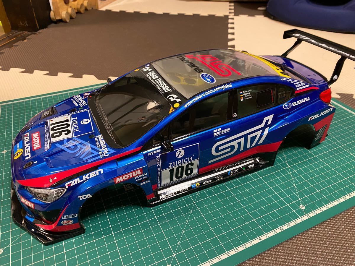 塗装済み タミヤ SP 1593 1/10 RC SUBARU WRX STI NBR 塗装済み タミヤ SP 1593 1/10 RC SUBARU WRX STI NBR