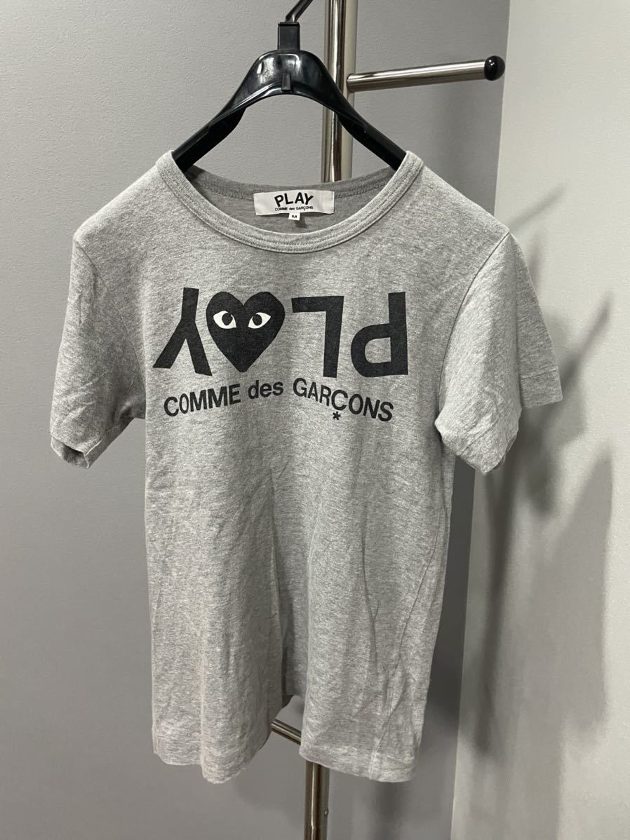 ギフト】 PLAY COMME des GARCONS半袖ロゴTシャツカットソーレディース