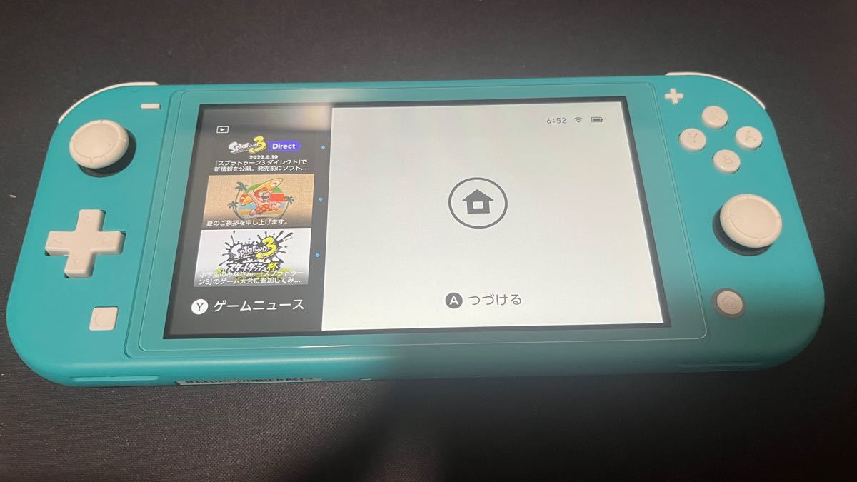 nintendo switch lite ターコイズ　修理品　汚れあり