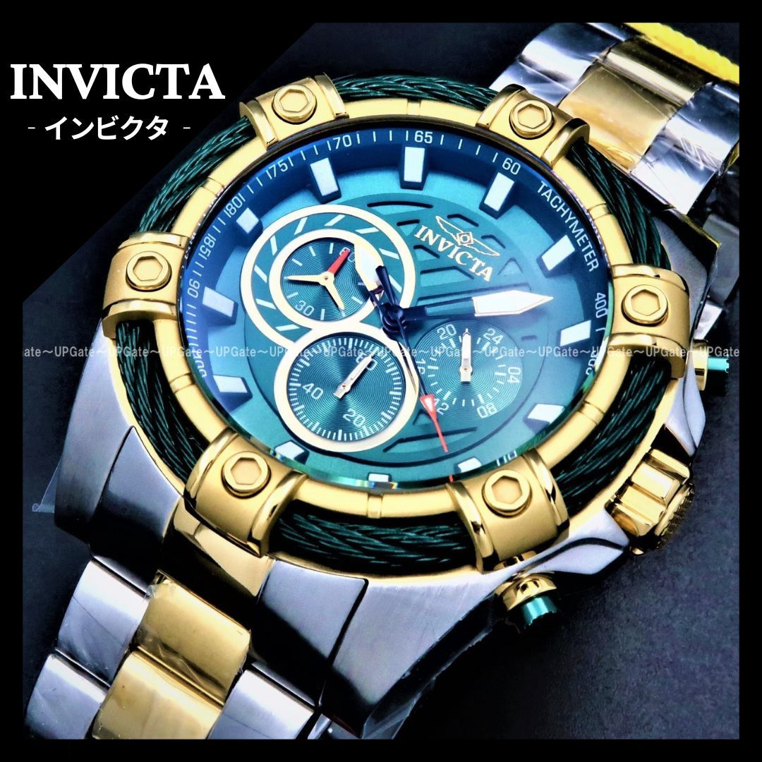 大人気シリーズ★金銀ツートン INVICTA Bolt 25519 インビクタ　ボルト