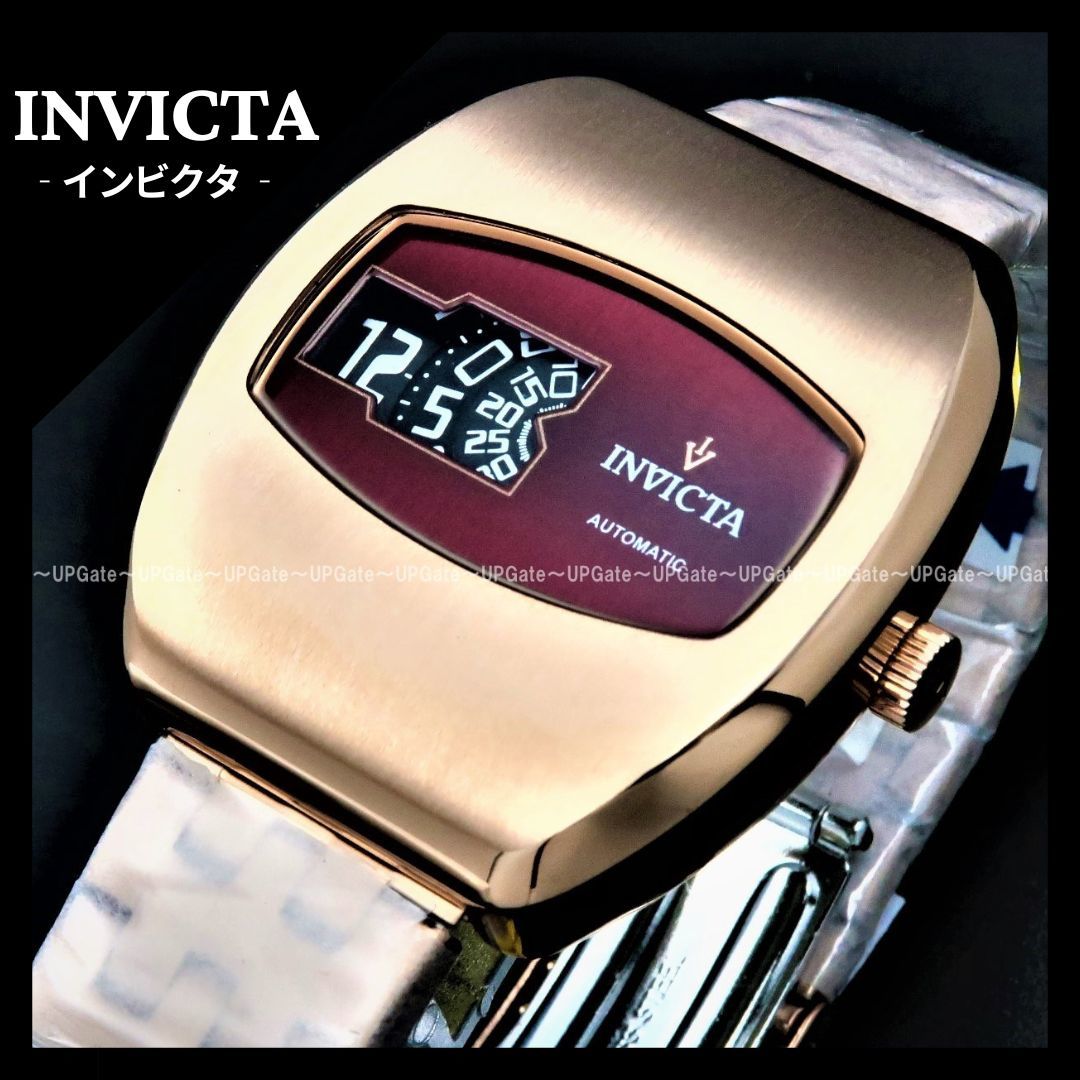 オックスフォードブルー 高級☆ダブルオープンハート☆自動巻 INVICTA