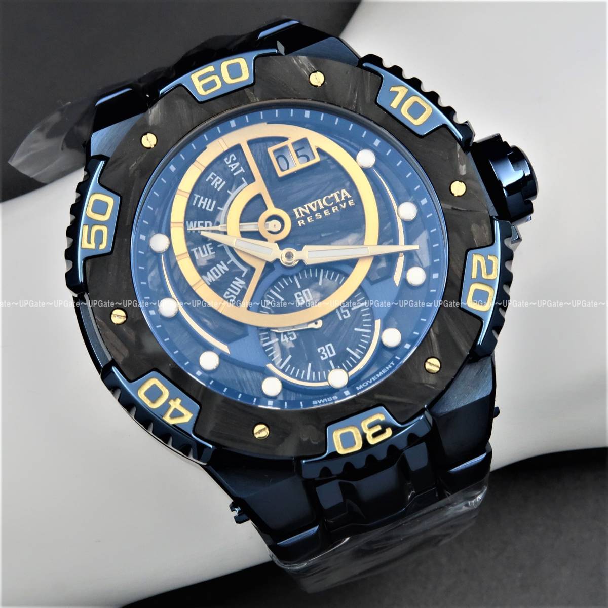 最上位モデル★Carbon Hawk INVICTA Reserve 38451 インビクタ　リザーブ　カーボンホーク_画像3