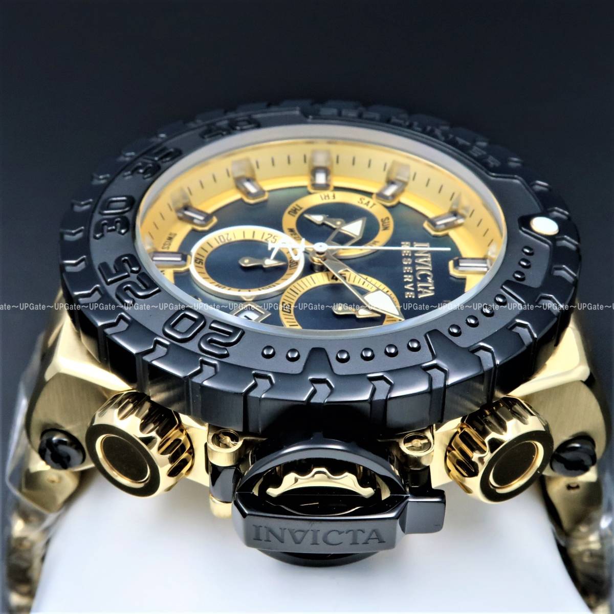 特価商品 圧倒的ド迫力☆映えるゴールド INVICTA Sea Hunter 34595