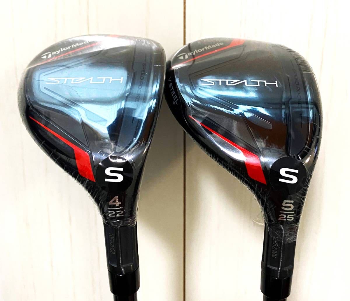 新品 テーラーメイド ステルス #4#5 スチール レスキュー S 2本