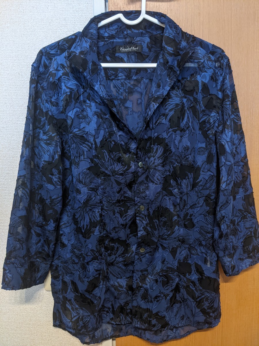 TORNADO MART デザインシャツ 和柄 花柄 M - シャツ