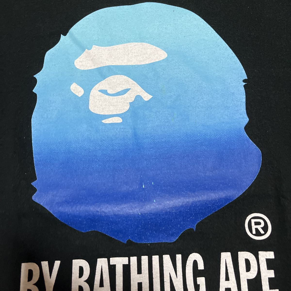 初期　A BATHING APE BAPE KAWS BAPY APEE tee tシャツ　camo 迷彩　s 黒　ブラック　_画像4