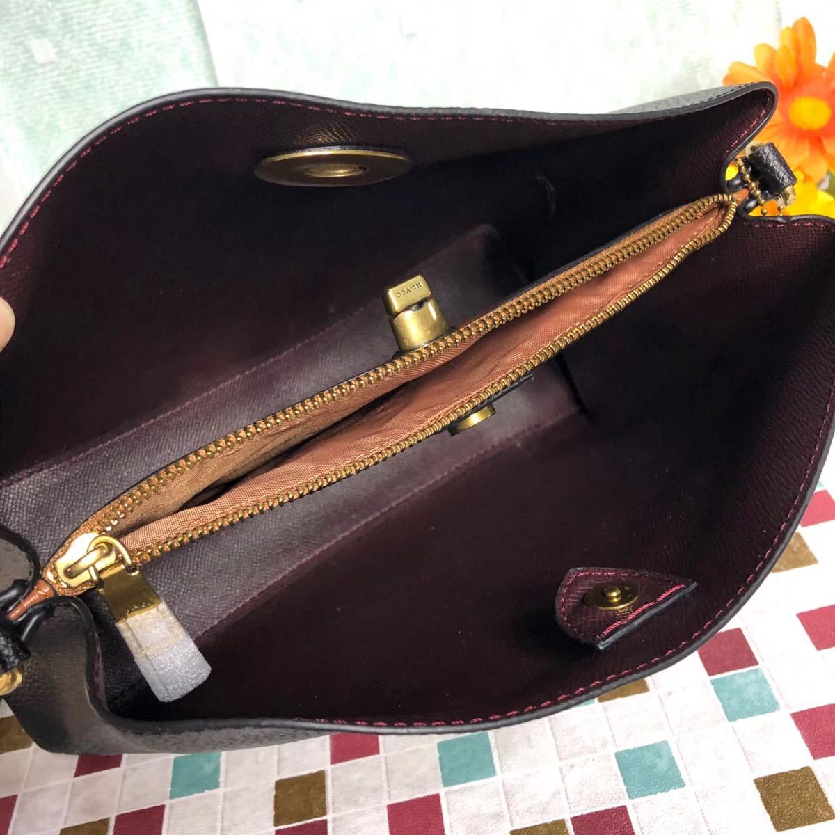 COACH コーチ ウィロウ ショルダー バッグ カラーブロック 新品未使用