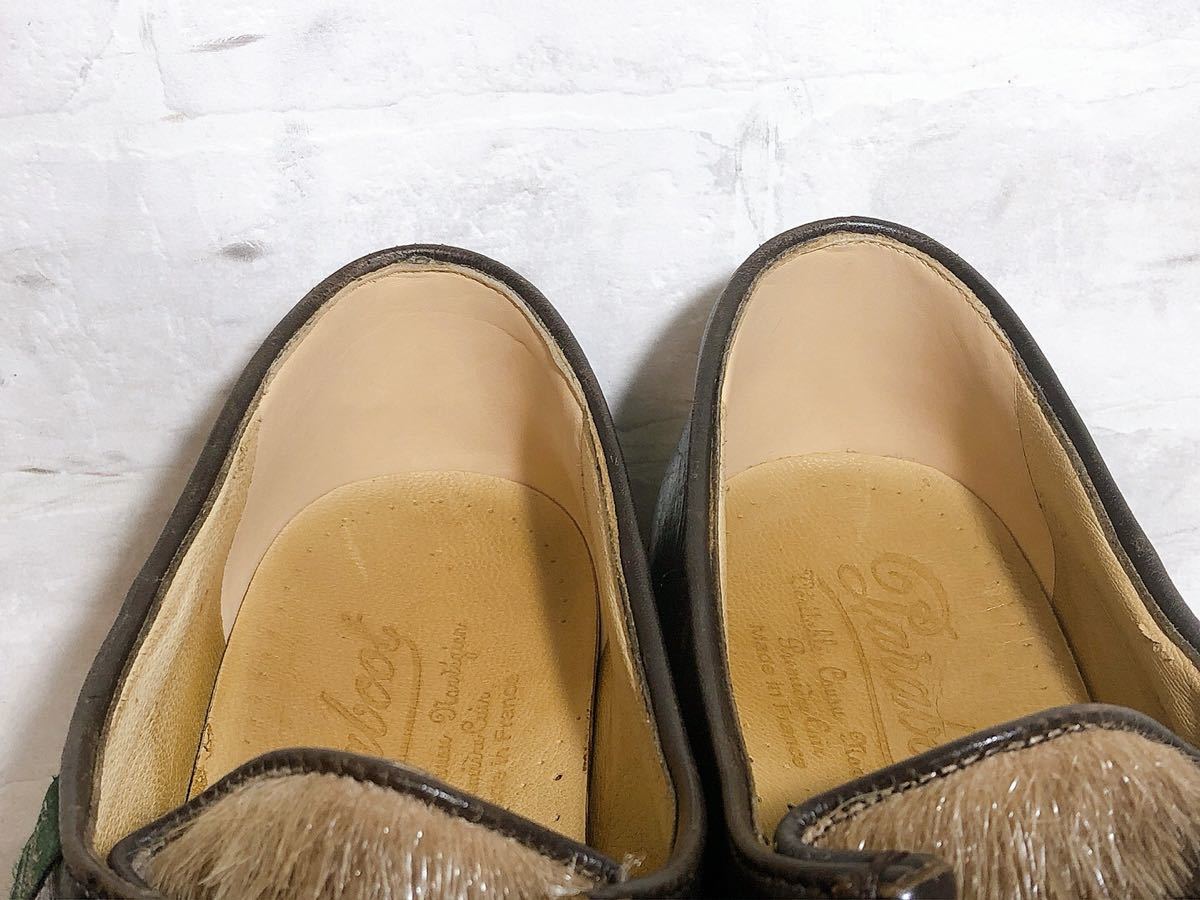 貴重!!【美品】Paraboot パラブーツ 最高級 ミカエルフォック アザラシ