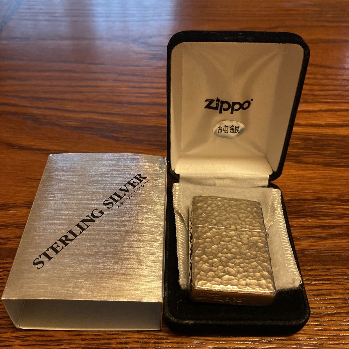 海外輸入海外輸入№1379 ZIPPO 天然石 3面加工 スターリングシルバー